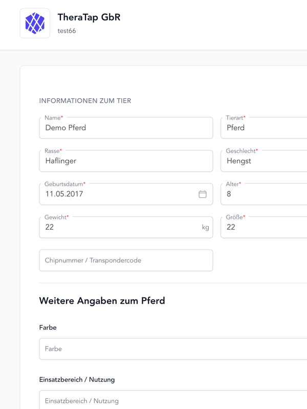 Anamneseportal und Formulare Anamneseportal und Formulare
