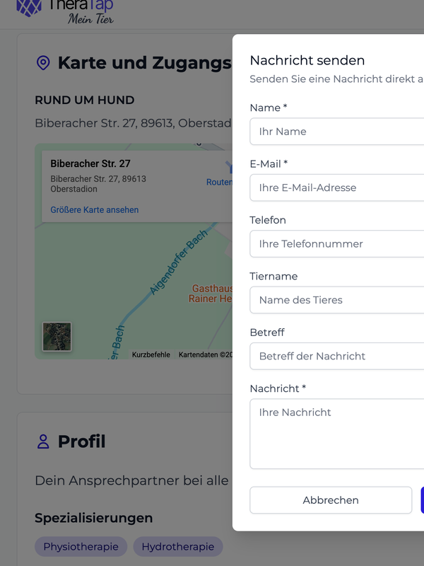 Kontaktformular Kontaktformular