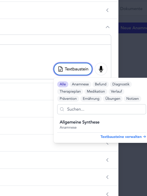 Textbausteine Textbausteine