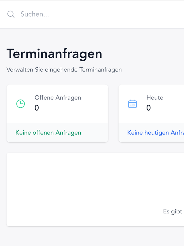 Terminanfragen Terminanfragen